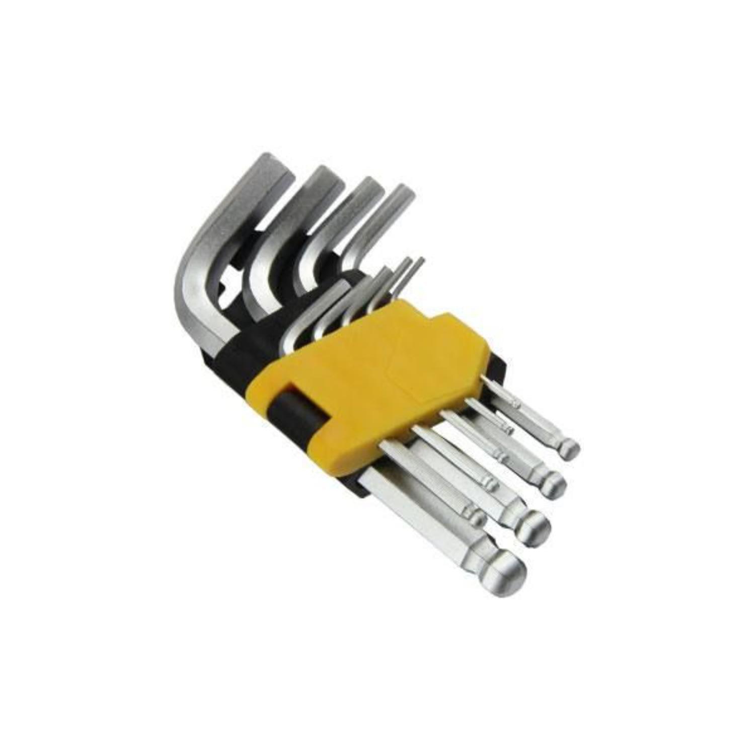 US PRO Tools 9PC Short Ball Allen Hex Key Set 1.5 - 10mm 2083