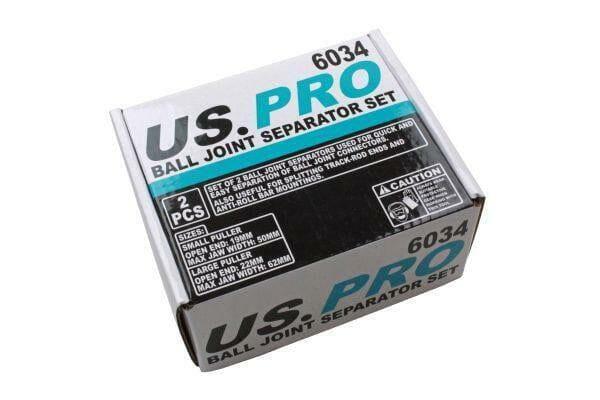 US PRO TOOLS Ball Joint Splitter Set Track Rod End Seperator Drop Link Removal 6034
