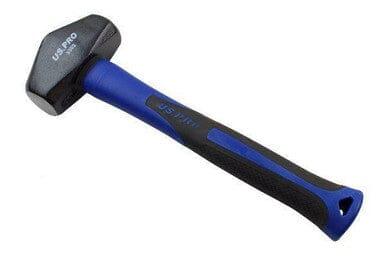 US PRO Tools Double Faced 2Lb lump Hammer with TPR Handle Rubber Grip 3302