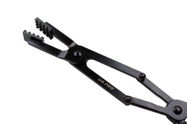 US PRO Tools Double Jointed Long Reach Hose Clamp Pliers Straight 3449