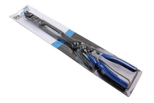 US PRO Tools Double Jointed Long Reach Hose Clamp Pliers Straight 3449