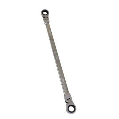 US PRO Tools Extra Long Double Ended Flex-Head Ratchet Spanner 14 & 15mm x 375mm 3870