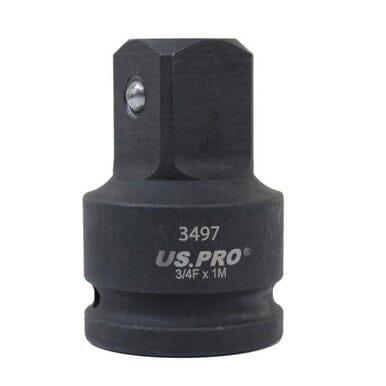 US PRO Tools Impact Socket Adaptor Step Up Adapter 3/4 Inch F to 1 Inch M 3497