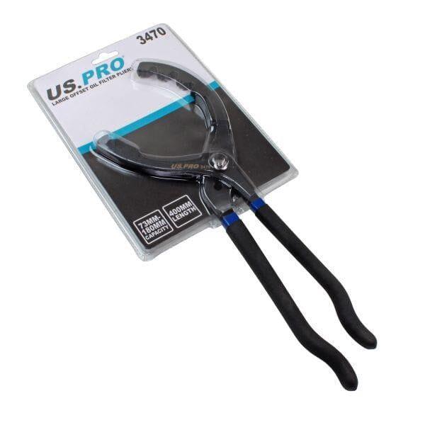 US PRO Tools Large Capacity Offset Oil Filter Pliers 73-180mm 3470