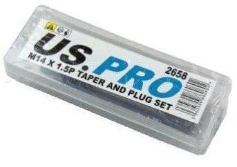 US PRO Tools M14 x 1.5mm Thread Taper & Plug Set - Thread Repair Tap 2658