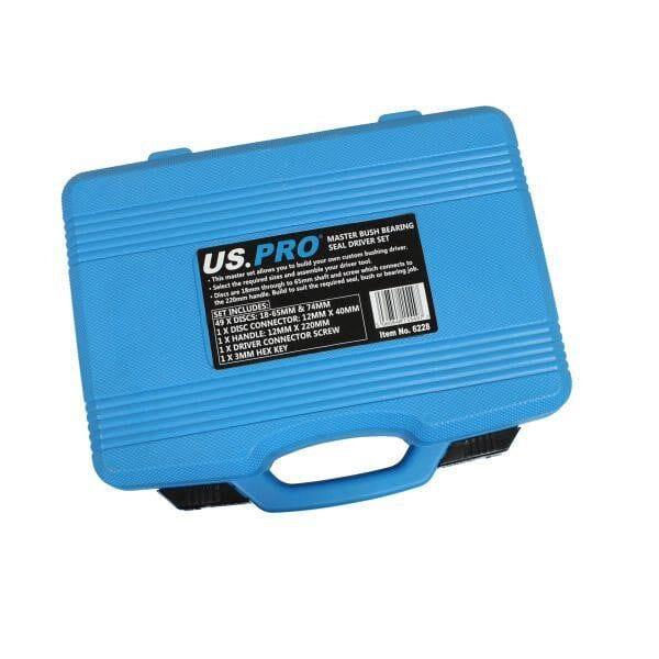 US PRO Tools Master Bush Bearing Seal Driver Set Custom Assembly Kit 6228