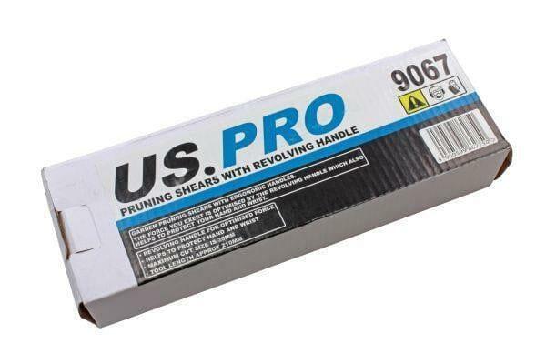 US PRO Tools Pruning Shears Secateurs Cutters with Soft Grip Revolving Handle Plant Cutting 9067