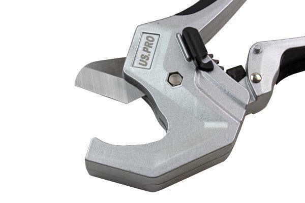 US PRO Tools PVC Pipe Cutter - Metal Body & Stainless Steel Blade PVC, PPR, PE, PEX 9062