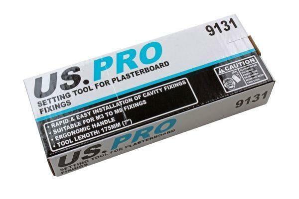 US PRO Tools Setting Tool For Plasterboard Fixings Wall Anchor 9131