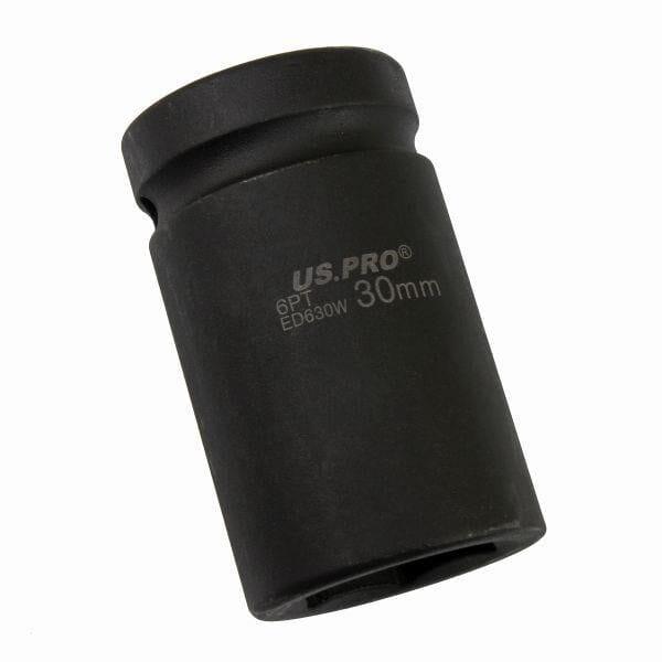 US PRO Tools Single 1" DR 30mm 6 Point Impact Socket 3740