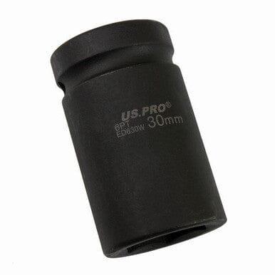 US PRO Tools Single 1" DR 30mm 6 Point Impact Socket 3740