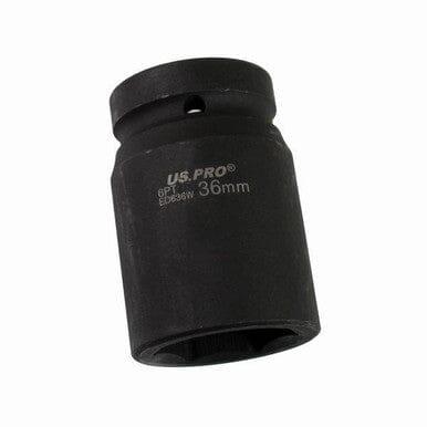 US PRO Tools Single 1" DR 36mm 6 Point Impact Socket 3744