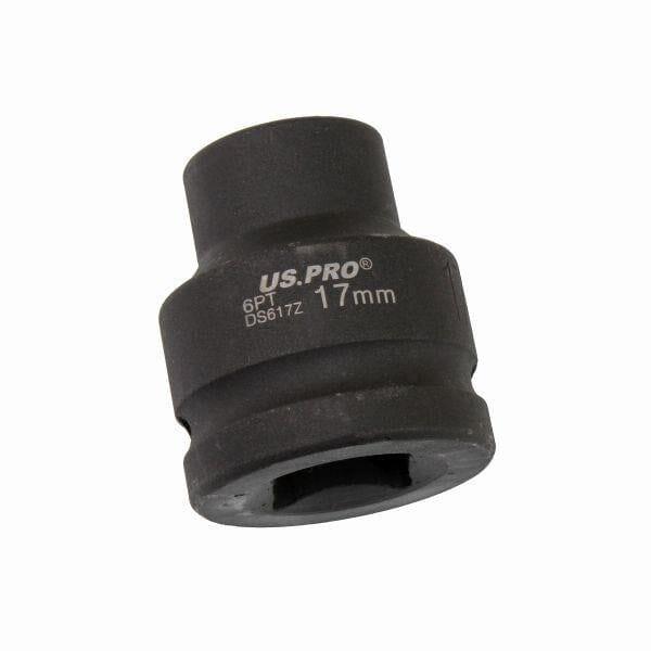 US PRO Tools Single 3/4" DR 17mm 6 Point Impact Socket 3693