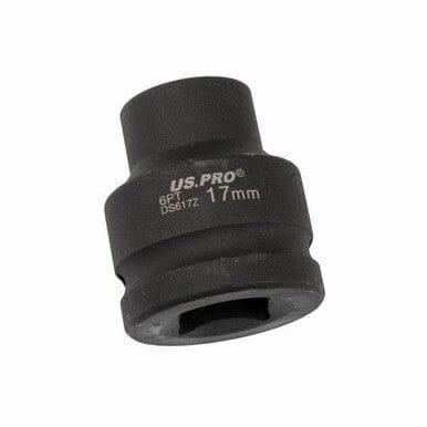 US PRO Tools Single 3/4" DR 17mm 6 Point Impact Socket 3693