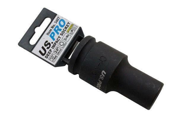 US PRO Tools Single 3/4" Dr 17MM 6PT Deep Impact Socket - 3407