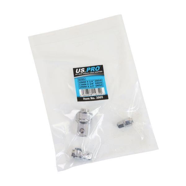 US PRO Tools Spanner, Wrench, Ratchet, Ring Socket Adapters 1/4", 3/8", 1/2" 3965