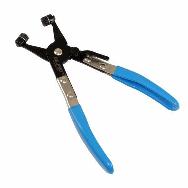 US PRO Tools Straight Hose Clamp Pliers - Cross Slot Jaws 3922