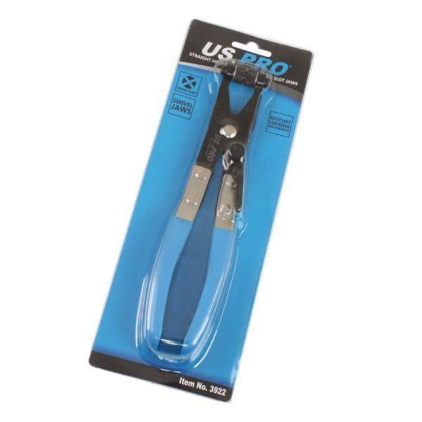 US PRO Tools Straight Hose Clamp Pliers - Cross Slot Jaws 3922