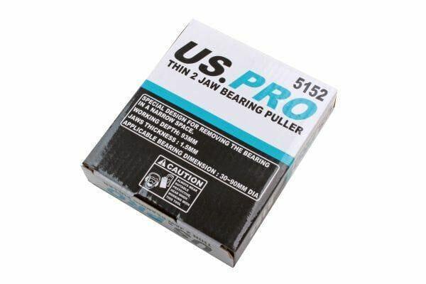 US PRO Tools Thin 2 Jaw Bearing Gear Puller Remover, Bearings Gears 5152