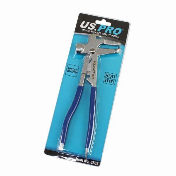 US PRO Tools Wheel Balance Weight Pliers / Hammer Tyre Fitting 6883