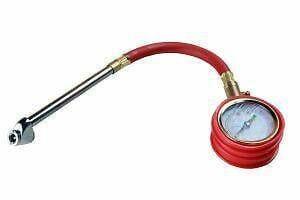 US PRO Tyre  Pressure Gauge with Flexible Hose & Air Release Valve B8806