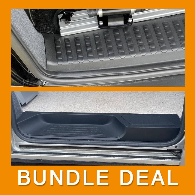 For VW T5, T5.1 V3 Barndoor Threshold Cover + Side Step