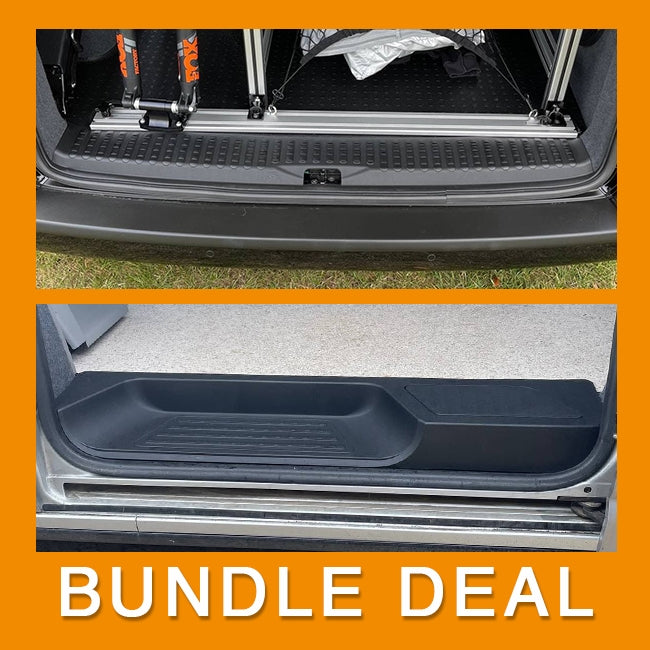 For VW T6.1 V3 Tailgate Threshold Cover + Side Step