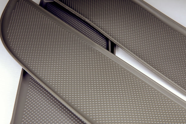 For VW T5, T5.1 NEW Door Pocket Inserts, Rubber, Door Liner Double Passenger (Dark Grey) Interior Styling ideal campervan gift