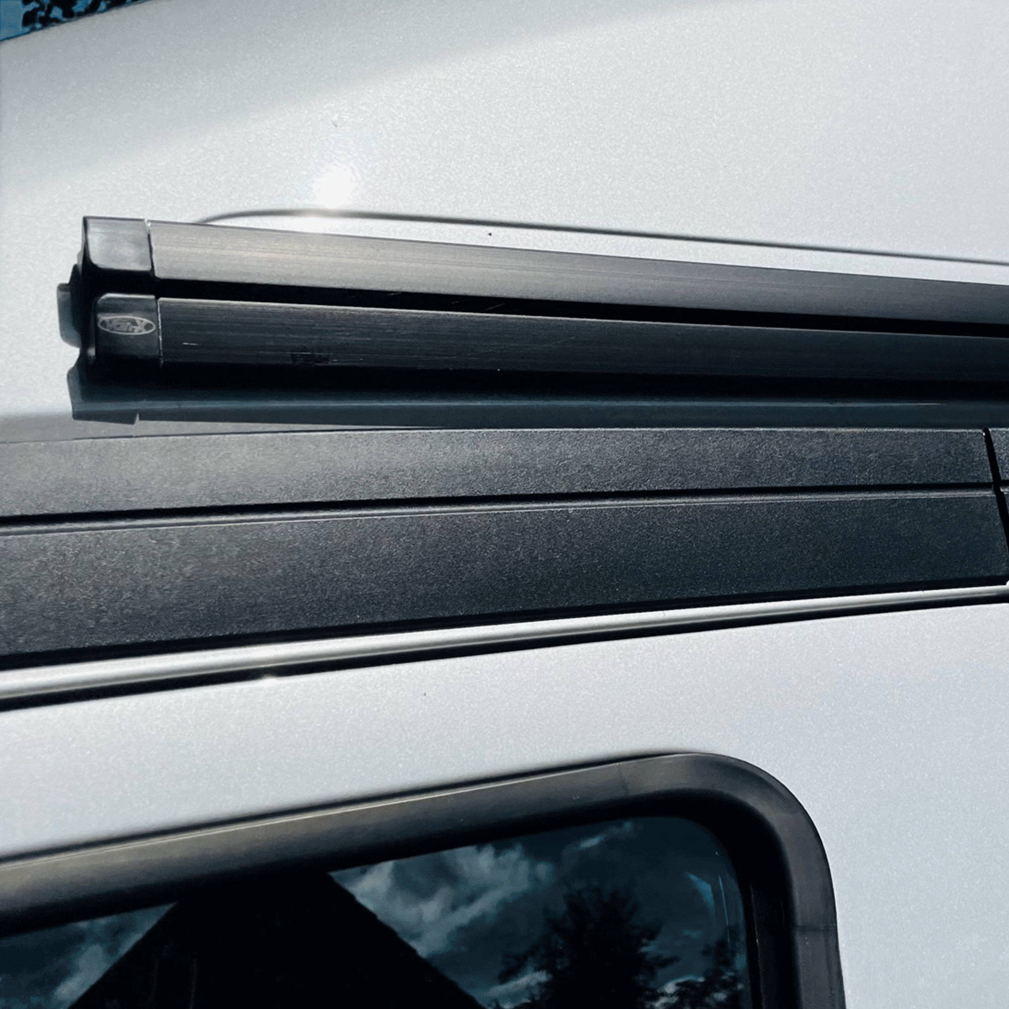 For Transit Custom High-Roof Black Awning Rail –Ideal for Campervan Drive-Away Awnings & Reimo Compatibility