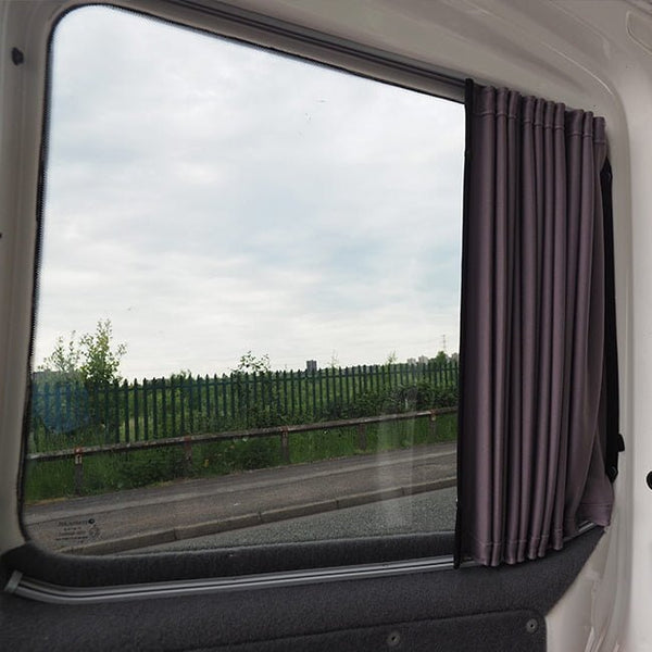 For Mercedes Vito MK2 Bare-Metal Interior Premium 1 x Barndoor Window Curtains Van-X