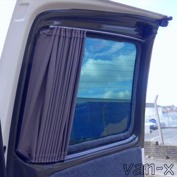 For Vauxhall Vivaro Premium Window Curtains Black/Grey - CREATE YOUR OWN BUNDLE! Van-X
