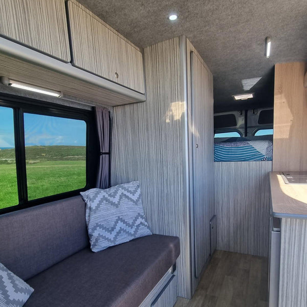 For Mercedes Sprinter Premium Window Curtains - Black/Grey - CREATE YOUR OWN BUNDLE! Van-X