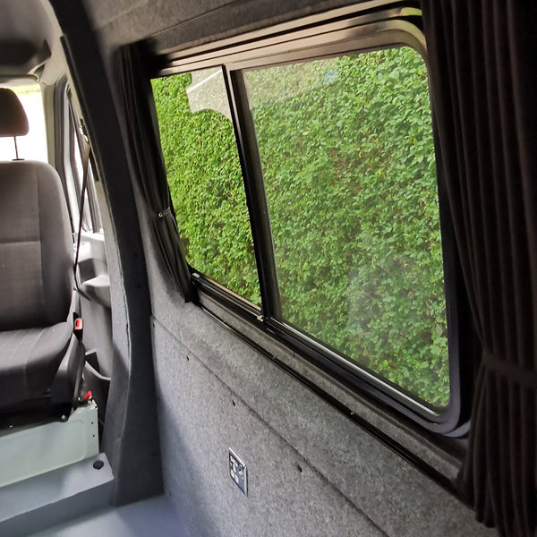 For Mercedes Sprinter Premium Window Curtains - Black/Black - CREATE YOUR OWN BUNDLE! Van-X