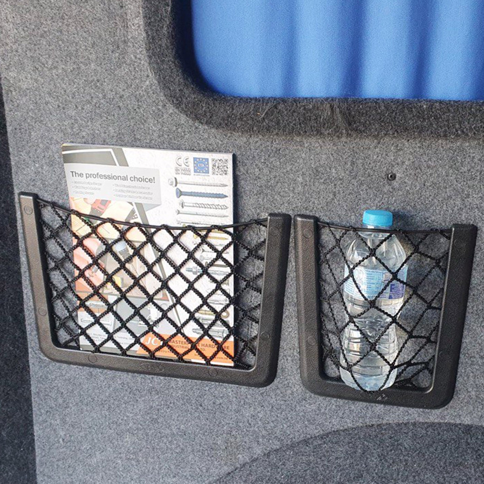 For VW T6, Storage Nets Bundle For Campervan Conversion (Large + Small)