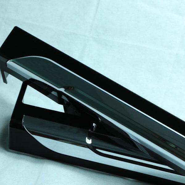 For VW T6 Transporter LWB Side Skirts Deep Black Plastic Painted and Ready to Fit