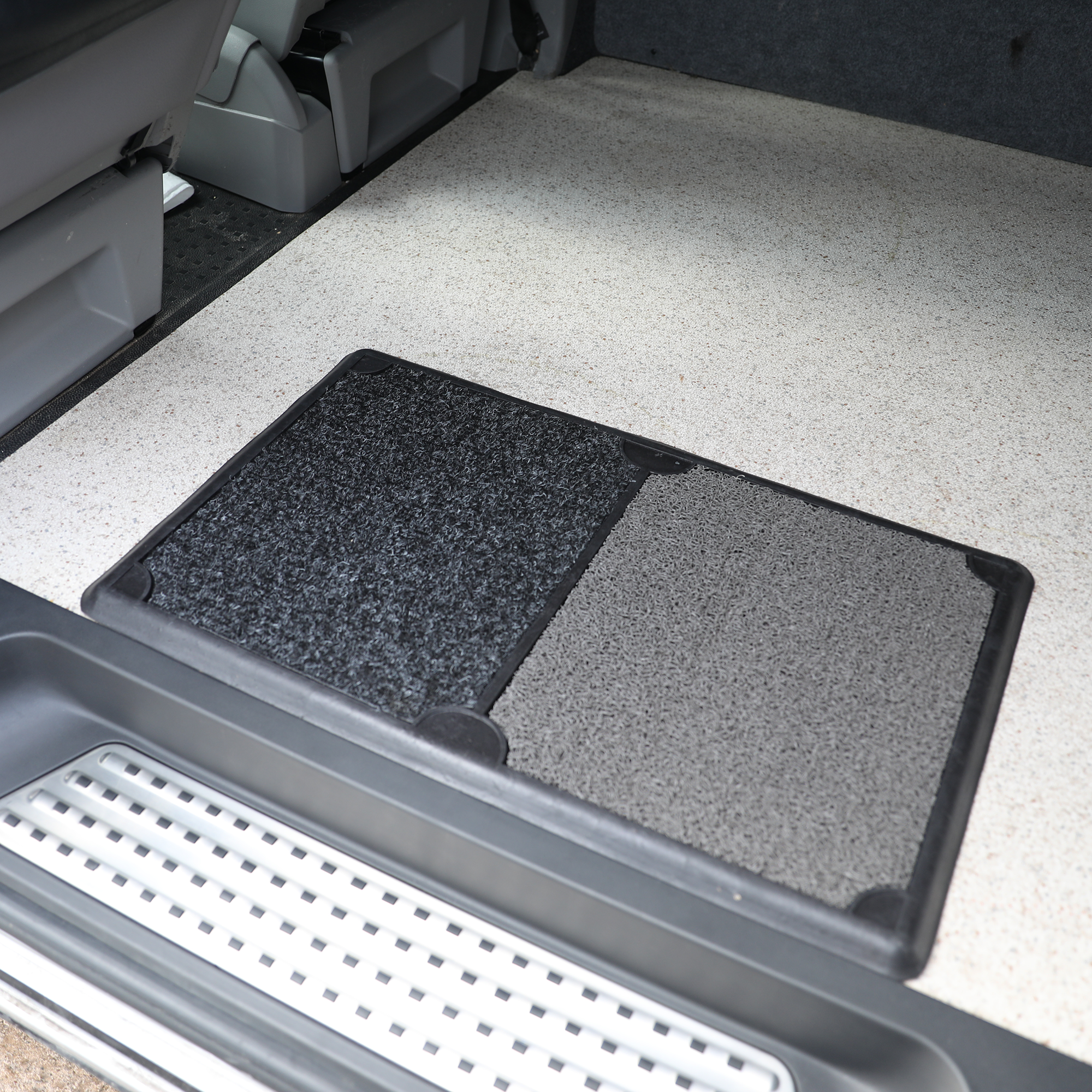Van-X Two-Tone Disinfectant Sterilizer Mat – Antibacterial Door & Floor Mat for Campervans