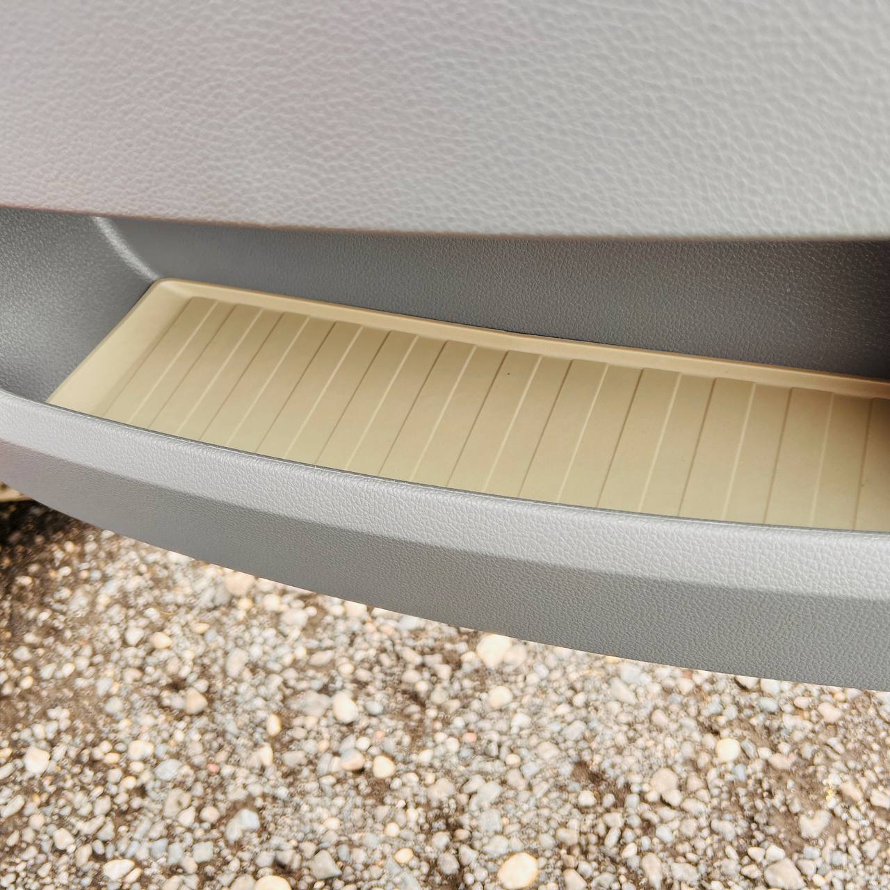 For MAN TGE Rubber Door Liner Pocket Inserts Grey | Van-X