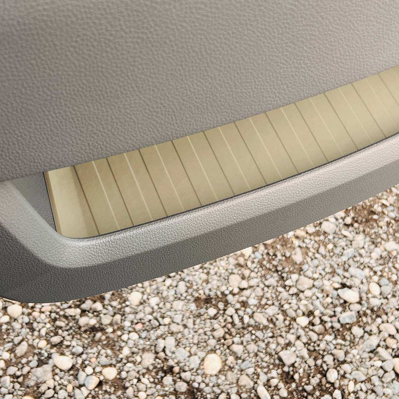 For MAN TGE Rubber Door Liner Pocket Inserts Grey | Van-X