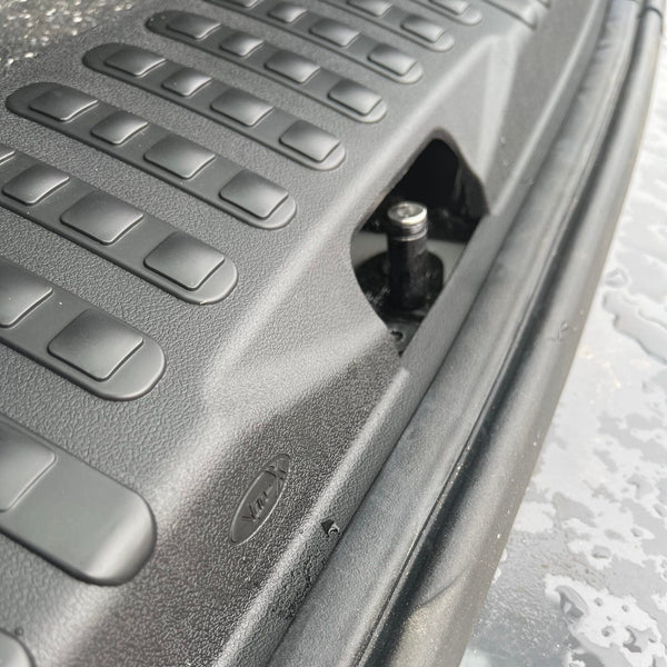 For VW T6 V3 Tailgate Rear Threshold Cover Campervan Conversion Parts Including Screws and Caps