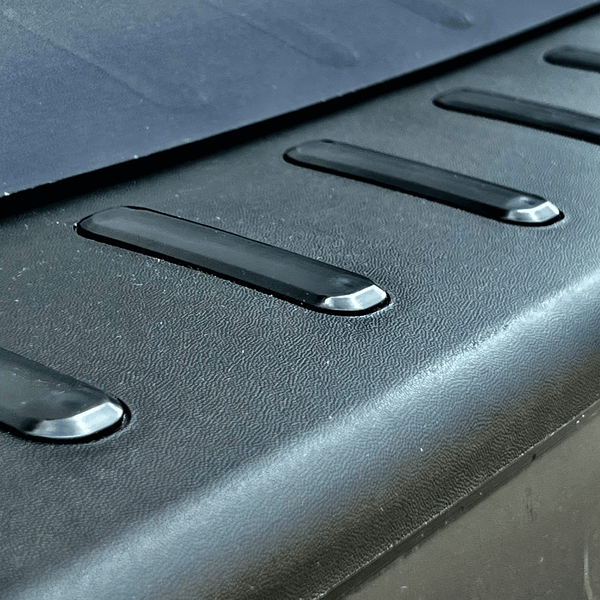 For Vauxhall Vivaro Rear Bumper Protector – Black Plastic Trim for Campervan, Motorhome & Auto-Sleeper