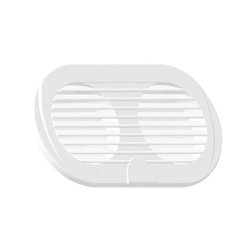Vent Double Shaft Grille 195x105mm White | 4Boats