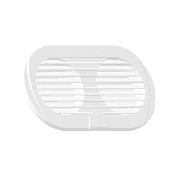 Vent Double Shaft Grille 195x105mm White | 4Boats