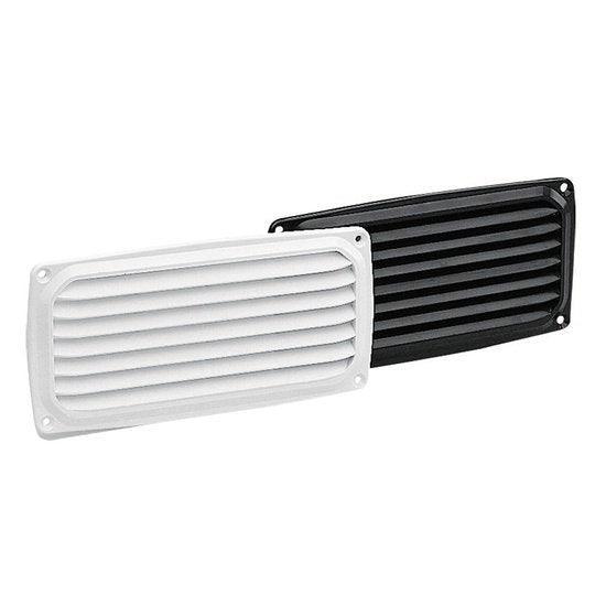 Ventilation Shaft Grille Cover 200×100×8 mm Black | 4Boats