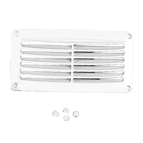 Ventilation Shaft Grilles Cover 206×105mm White | 4Boats