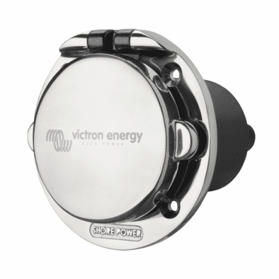 VICTRON ENERGY 16A 250VAC Stainless Steel Power Inlet (2P/3W) | 4Boats