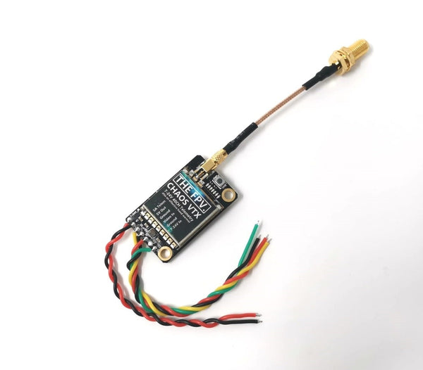 TheFPV Chaos VTX V2 Video Transmitter (25-1200mW, 2-6S, VTX Telemetry / Control, MMCX/SMA)