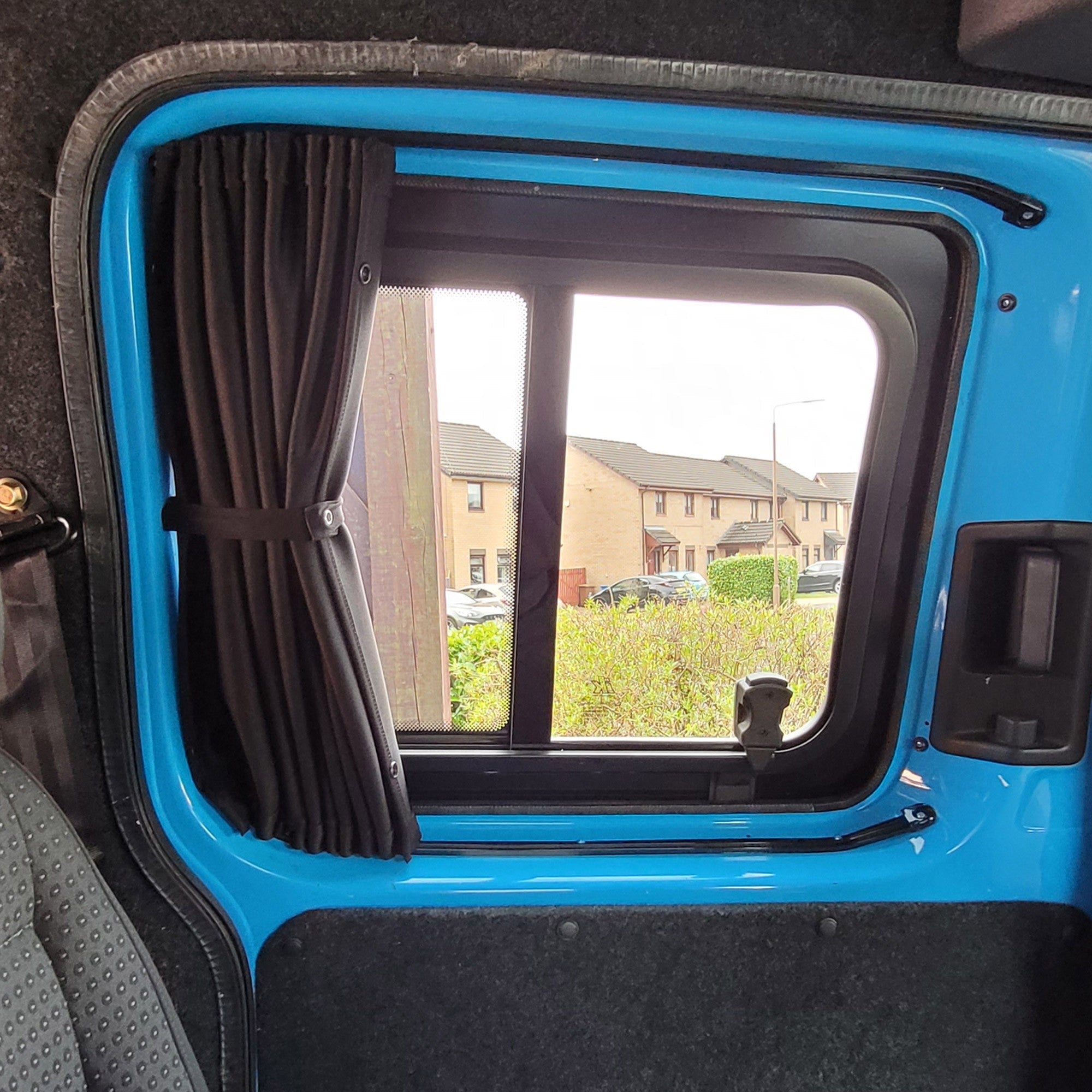 For VW Caddy Premium 1 x Side Sliding Door Window Curtains Van-X