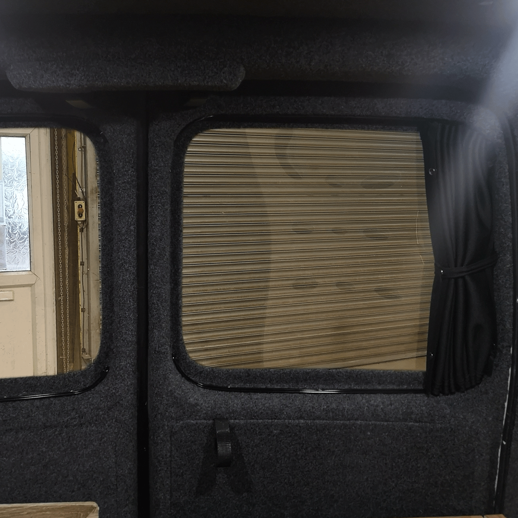For VW Caddy Van Conversion Premium Window Curtains - Black/Black - CREATE YOUR OWN BUNDLE! Van-X