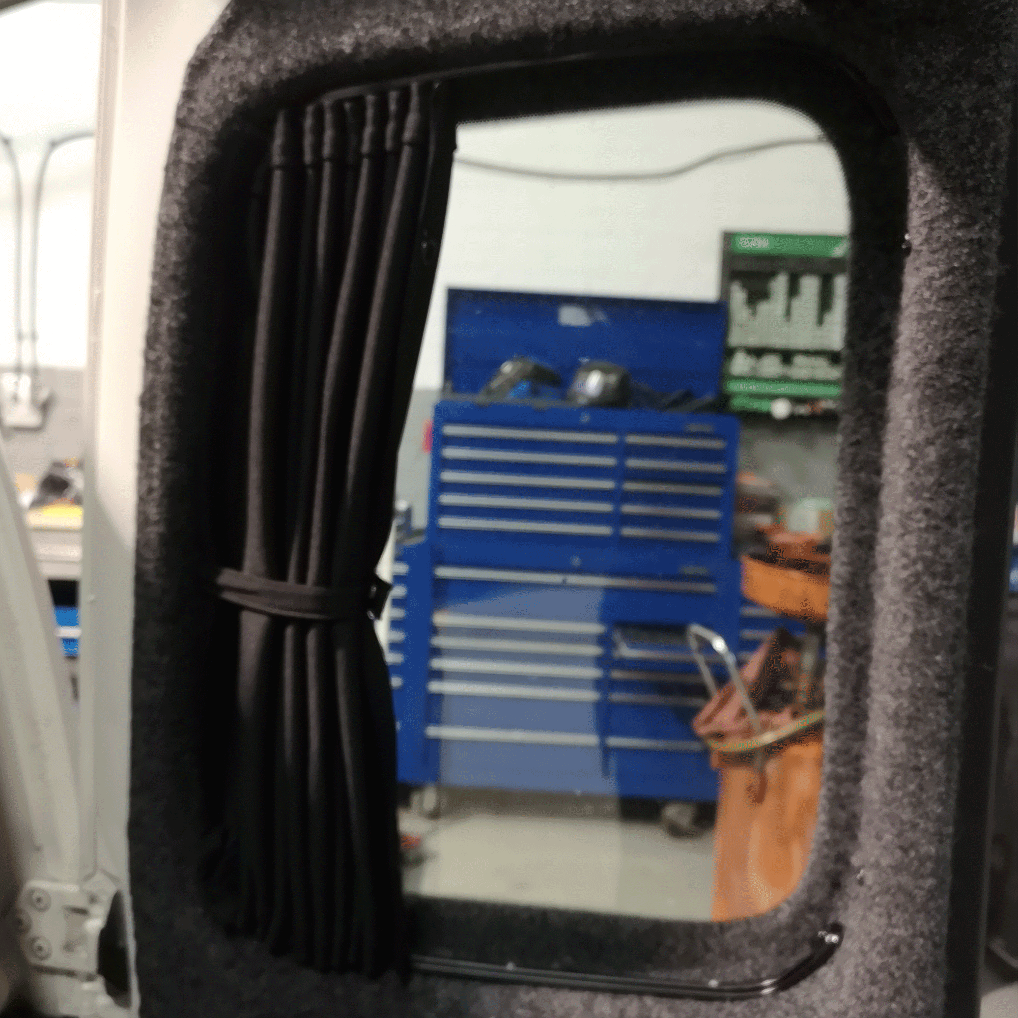 For Fiat Scudo Premium Window Curtains - Black/Black - CREATE YOUR OWN BUNDLE! | Van-X