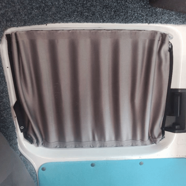 For Fiat Scudo Premium Window Curtains - Black/Grey - CREATE YOUR OWN BUNDLE! | Van-X